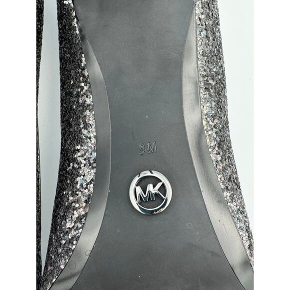 Michael Kors Glitter Pointed-Toe Pumps – Size 9 - Picture 3 of 10